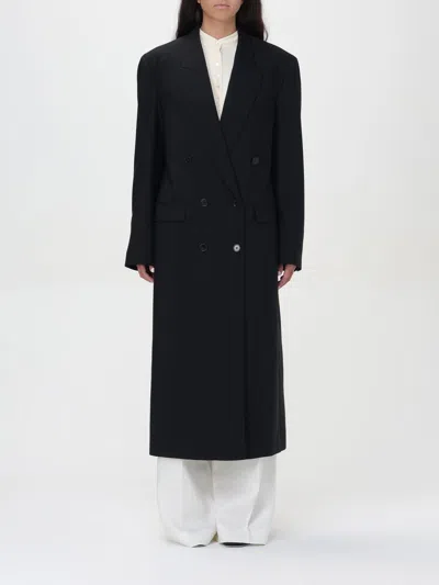 The Row Andy Coat In Blk Black