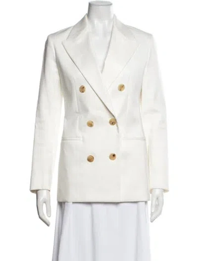 Pre-owned The Row Coat In White