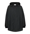 The Row Coated Cotton Kemet Jacket In Black