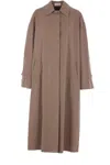 The Row Rocco Cotton And Cashmere-blend Twill Trench Coat In Brown