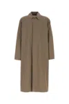 The Row Mud Cotton Riku Trench Coat In Brown