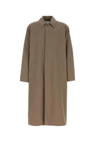 The Row Mud Cotton Riku Trench Coat In Brown