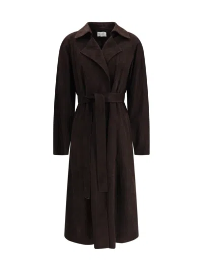 The Row Coats In Animal Print