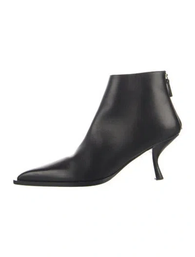 Pre-owned The Row Coco Leather Boots In Blue