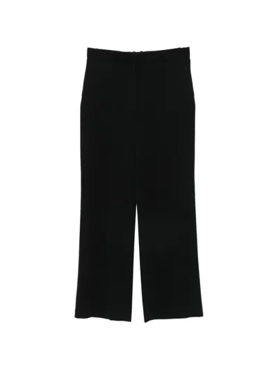 The Row Coleman Straight-leg Trousers In Schwarz