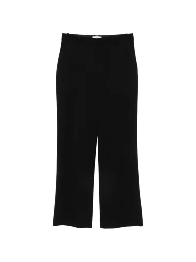 The Row Coleman Wool Trousers In Black