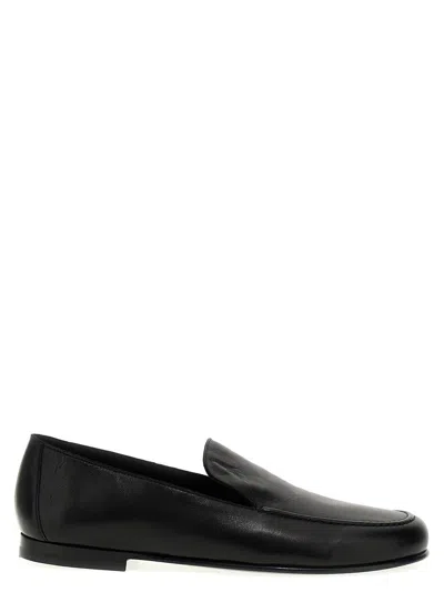 The Row Colette Loafers In Black