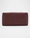 The Row Compact Clutch Bag In Nappa Leather In Burgundy