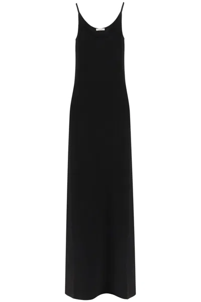 The Row 'constantine' Maxi Dress In Black