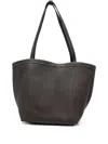 The Row Contrast-stitching Tote Bag In Brown