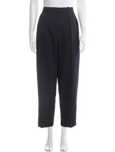 Pre-owned The Row Corby Straight Leg Pants In Blue