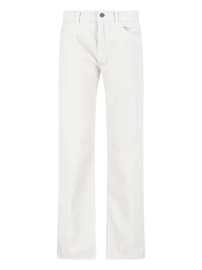 The Row Corduroy Pants "carlyl" In White