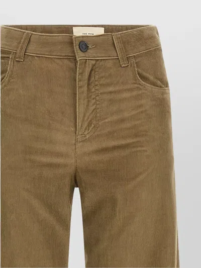 The Row Corduroy Trousers With Pockets And Loops In Multi