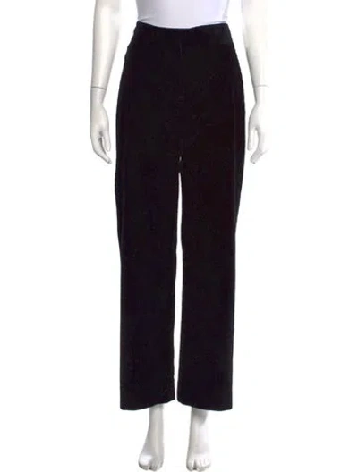 Pre-owned The Row Corduroy Wide Leg Pants In Black