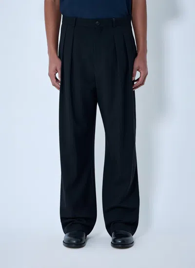 The Row Corley Wool Pants In Black