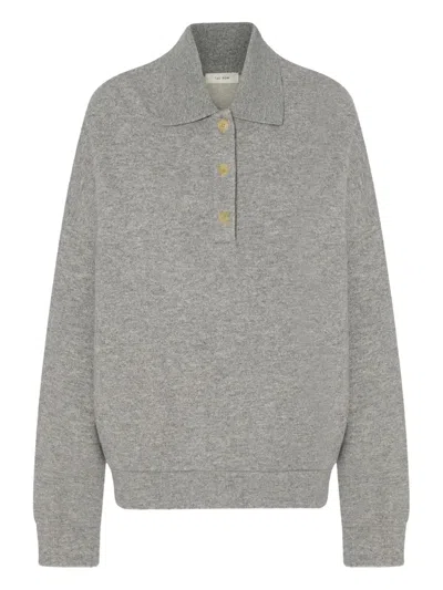 THE ROW CORZAS BUTTONED POLO-COLLAR POLO SHIRT