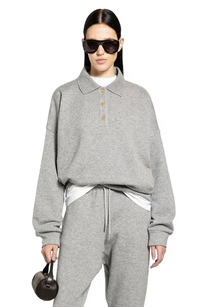 THE ROW CORZAS POLO SWEATSHIRT