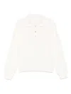 The Row Corzas Polo Top In Neutrals