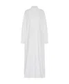 The Row Cosette Button-down Dress In White