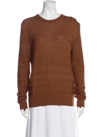Pre-owned The Row Costante Scoop Neck Sweater W/ Tags In Brown
