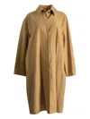 The Row Cotton-cashmere Coat In Brown