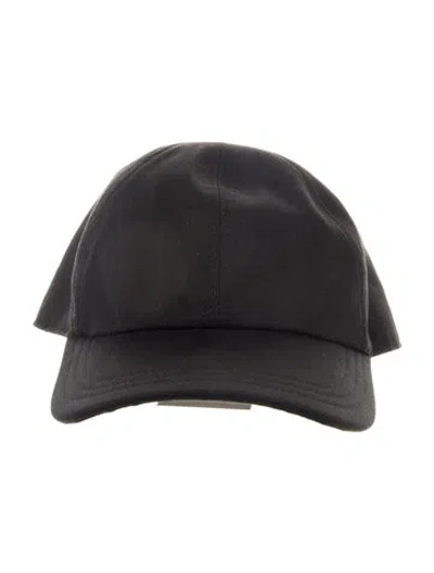 Pre-owned The Row Cotton Grosgrain Baseball Hat In Black