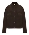 The Row Ness Cotton Corduroy Jacket In Black