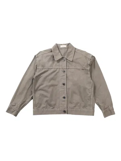 The Row Cotton Jacket In Neutrals