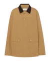 The Row Frank Oversize Gabardine Jacket In Nude