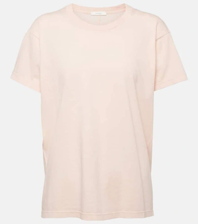 The Row Cotton Jersey T-shirt In Pink