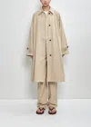 The Row Cotton Linen Tavishina Coat In Light Khaki