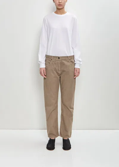 The Row Cotton Riaco Jean In Taupe