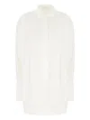The Row Cotton Shirt With Button-down Design In White