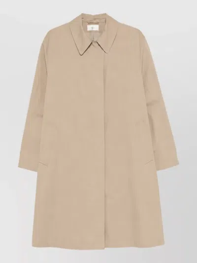 The Row Cotton Single-breasted Coat In Multi