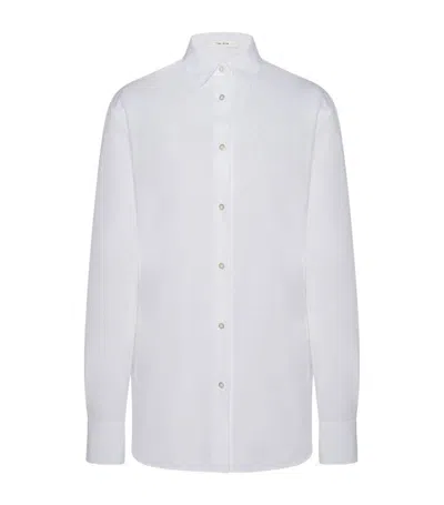 The Row Cotton Sisilia Shirt In White