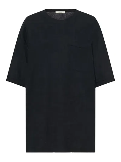 The Row Cotton T-shirt In Black