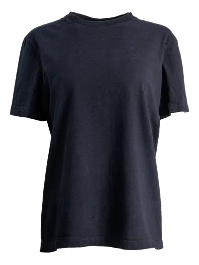 The Row Cotton T-shirt In Blue