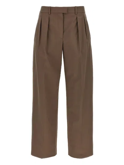 THE ROW COTTON WIDE-LEG TROUSERS