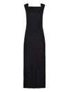The Row Cowl-neck Dress In Black