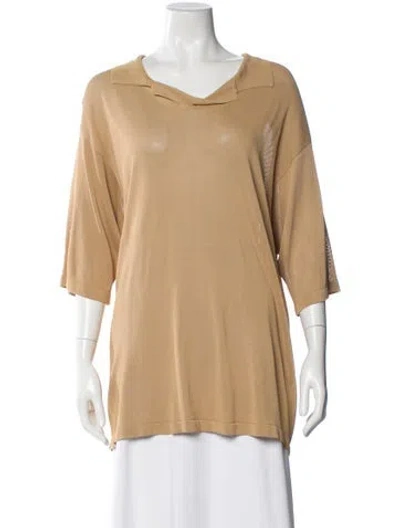 Pre-owned The Row Cowl Neck Sweater In Neutral
