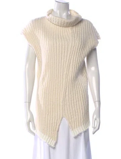 Pre-owned The Row Cowl Neck Sweater In Neutral