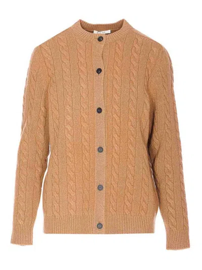 The Row Fawn Cardigan In Neutral