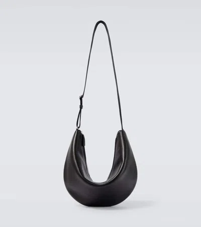 The Row Crescent Leather Crossbody Bag