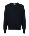 The Row Crew Neck Cashmere Sweater In Black