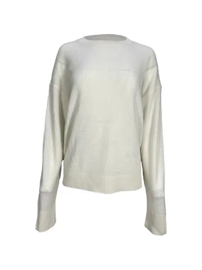 Pre-owned The Row Crew-neck Cashmere Sweater In Neutral