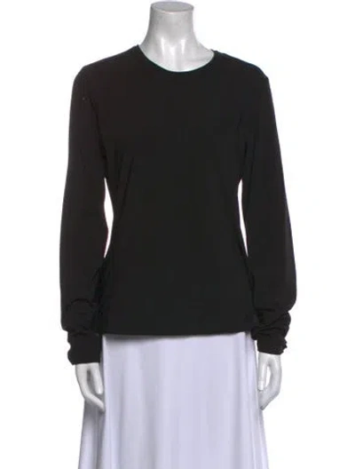 Pre-owned The Row Crew Neck Long Sleeve Sweatshirt In Black