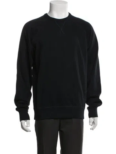 Pre-owned The Row Crew Neck Long Sleeve Sweatshirt In Black