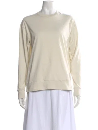 Pre-owned The Row Crew Neck Long Sleeve Sweatshirt In Neutral