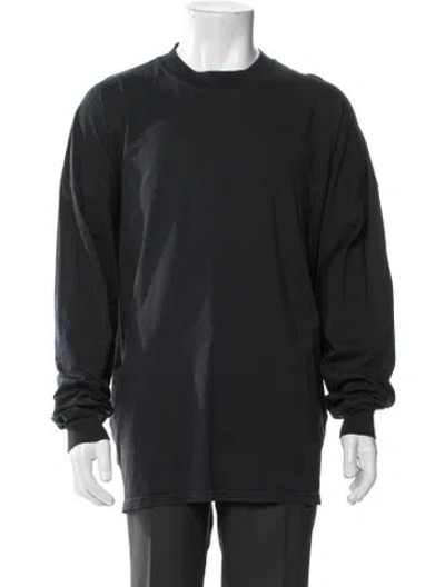 Pre-owned The Row Crew Neck Long Sleeve T-shirt In Black