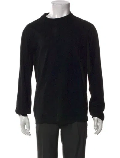Pre-owned The Row Crew Neck Long Sleeve T-shirt In Black